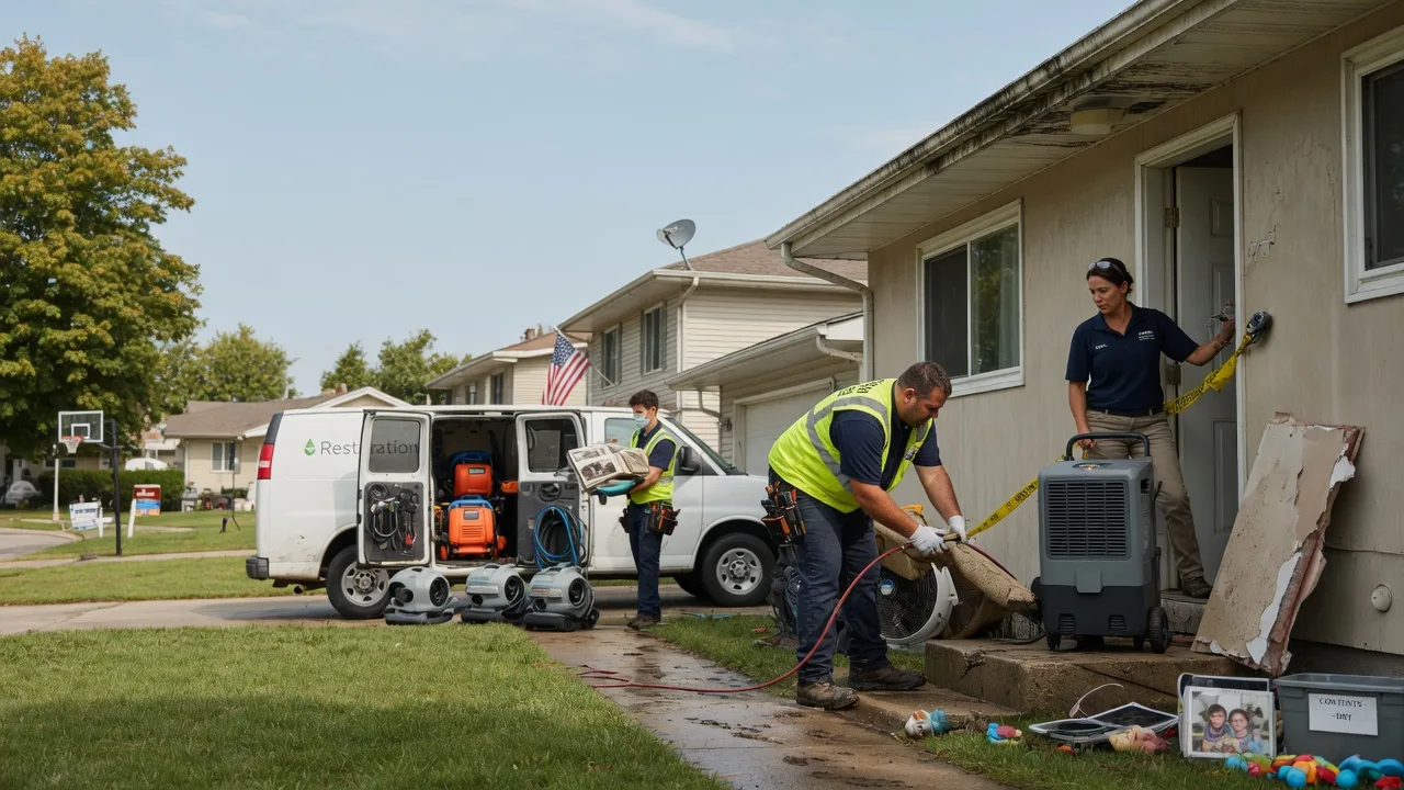 Water Damage Restoration in Kingsbury, IN near me